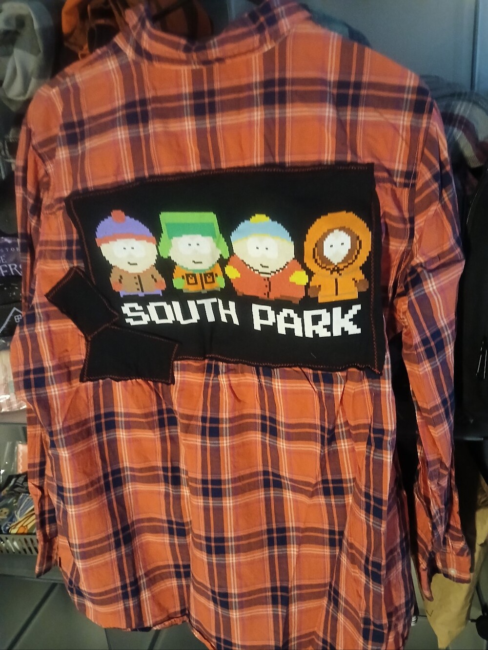 SOUTHPARK GRAPHIC UPCYCLED FLANNEL SZ 1X